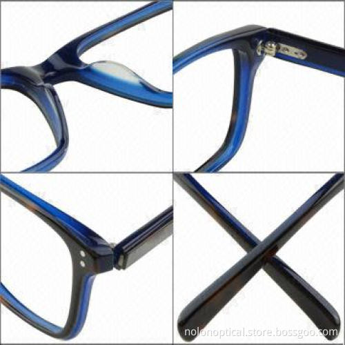 Acetate optical frames with Italy material